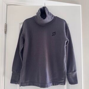 Peloton Charcoal Turtleneck Sweatshirt